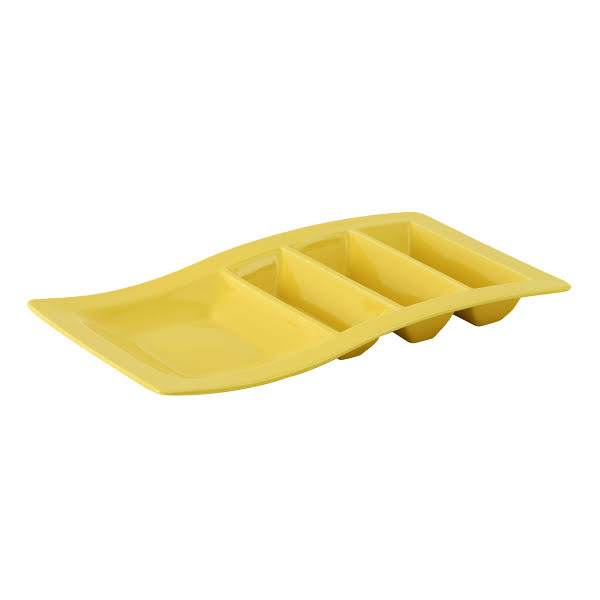 Saffron Stackable Taco Plate B7849