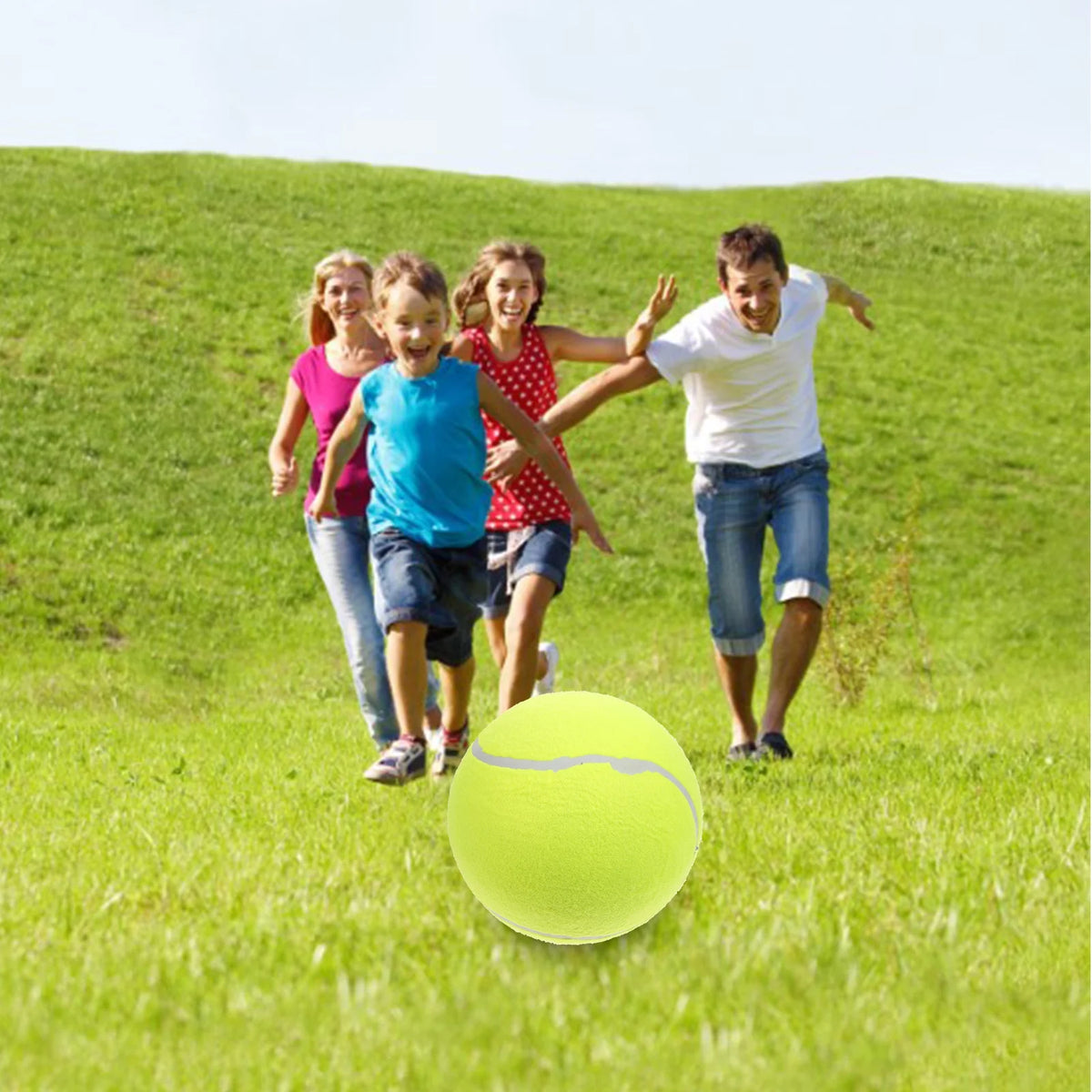 20cm Inflatable Flannel Tennis Ball N8846