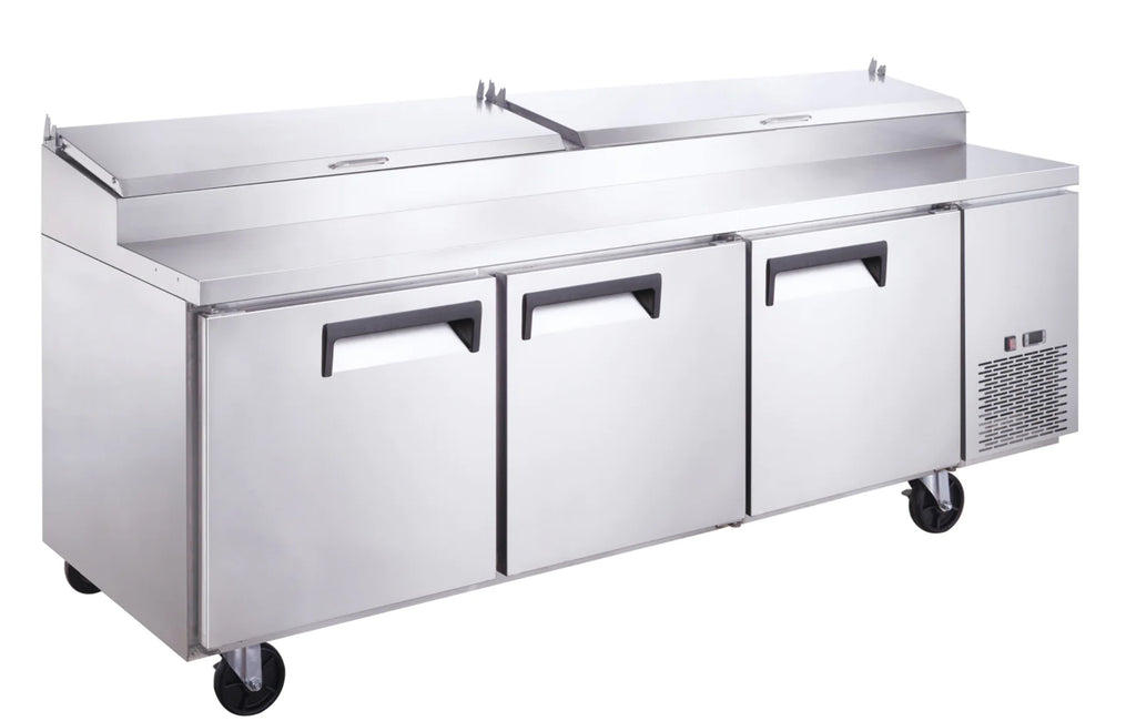 90 Refrigerated 3 Door Pizza Prep Table M44772