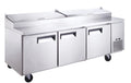 90 Refrigerated 3 Door Pizza Prep Table M44772