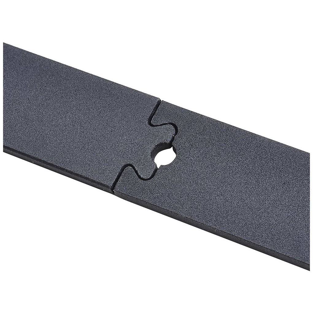 6 ft Carbon Steel Sliding Barn Door Hardware Kit Track Rail Roller Set Black Z190