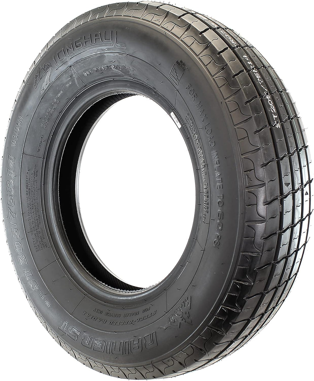 ST205/75R14 Steel Belted Radial Trailer Tire Load Range C 1760# 205/75 R 14 B12661