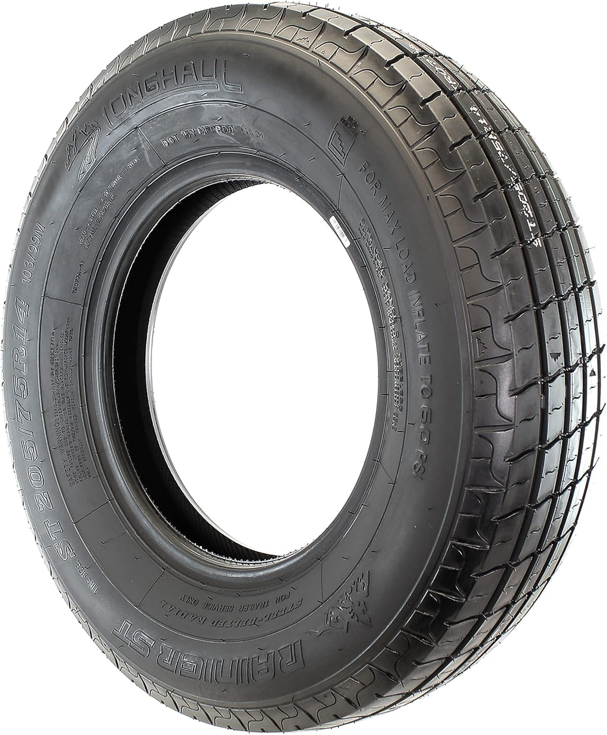 ST205/75R14 Steel Belted Radial Trailer Tire Load Range C 1760# 205/75 R 14 B12661