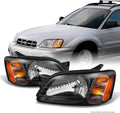 Black Driver Left + Passenger Right Side Headlights Replacement M765