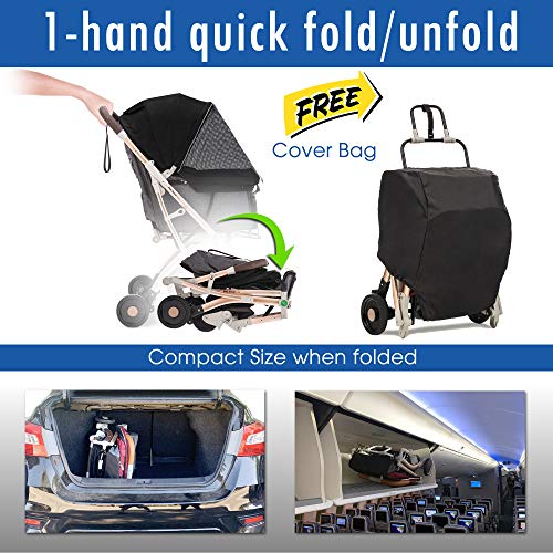 Taupe Light-Weight Pet Stroller with Aluminum Frame R56478
