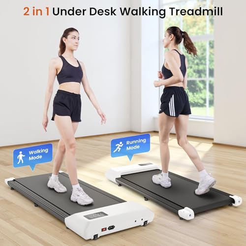2.5HP Quiet Portable Under Desk Treadmill E36086