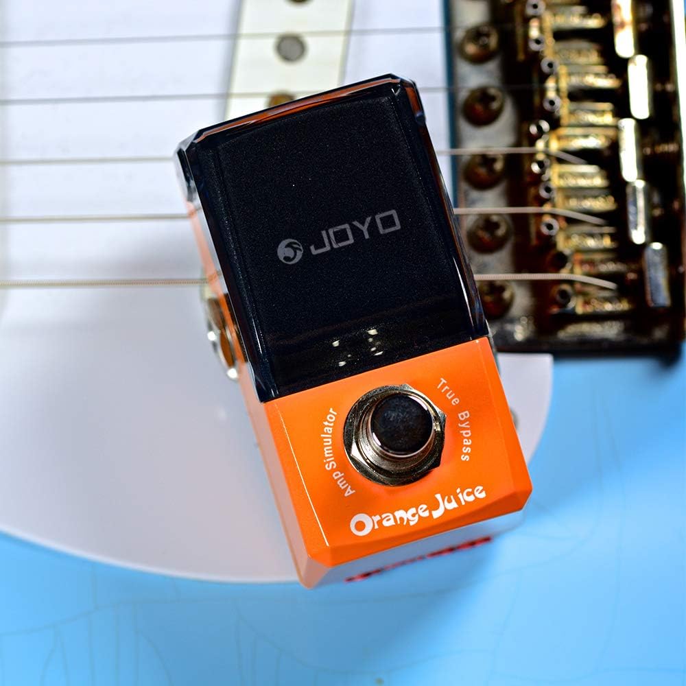 Orange Juice Guitar Amp Simulator Effects Mini Pedal, Pack of 2 W959269