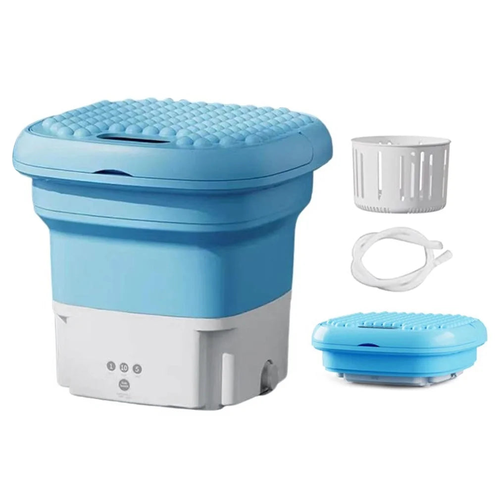 Portable Folding Pulsator Washing Machine with Drain Hole G22325
