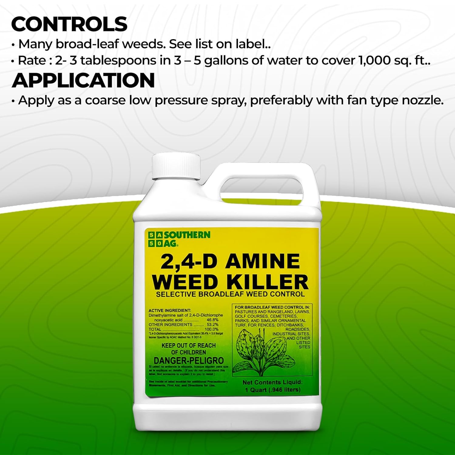 2,4-D Amine Weed Killer Concentrated Liquid O82853