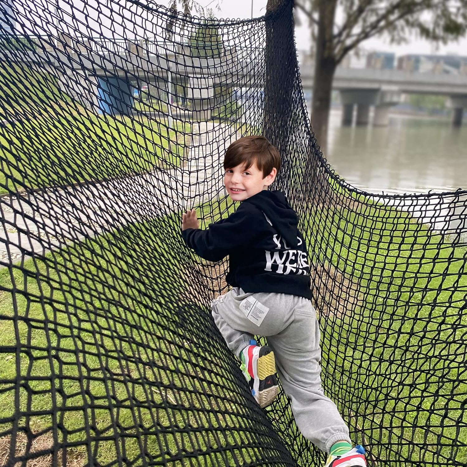 9.8 X 14.8FT Double Layers Climbing Cargo Net L312