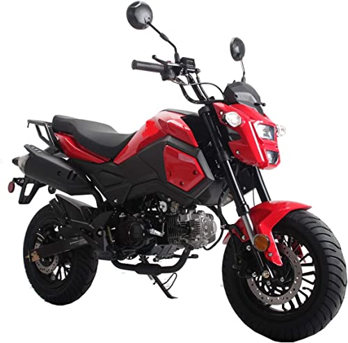 125cc Motorcycle Bike Dirt Bike Street Gas Bike Red W265