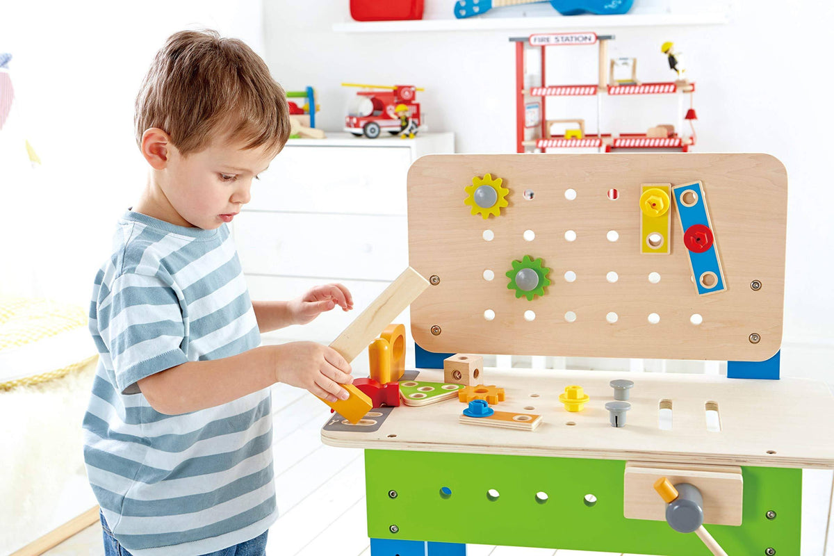 Wooden Toolbench Pretend Builder Set M833