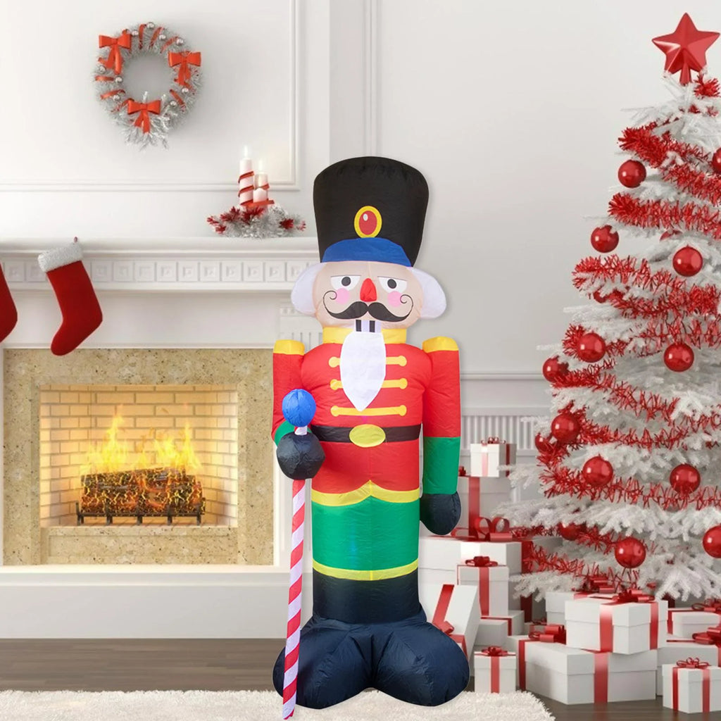 8 Foot Inflatable Nutcracker Christmas Decoration O261226