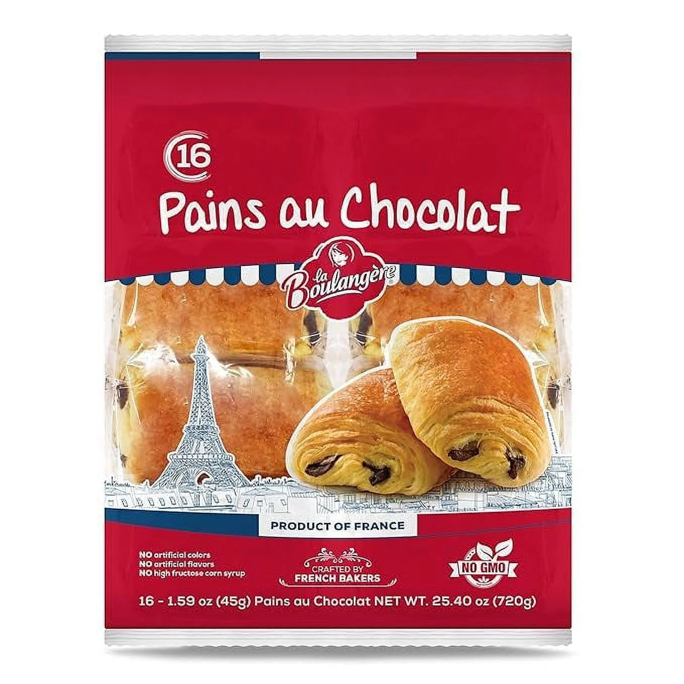 16-Count Chocolate Croissants J5487