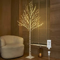 4FT 200 Fairy Lights Lighted Birch Tree E792197