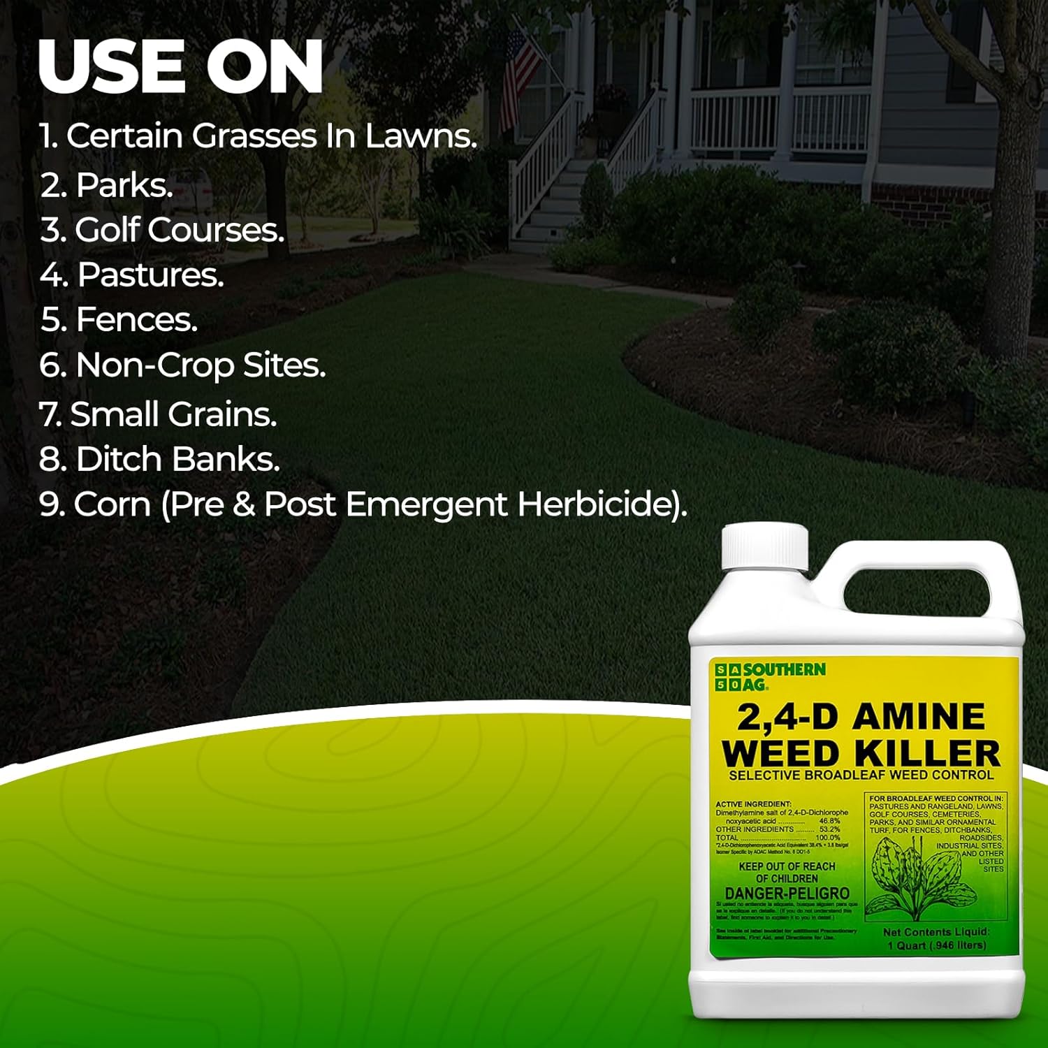 2,4-D Amine Weed Killer Concentrated Liquid O82853