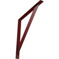 Hammered Bright Red Steel Bracket B102