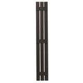 Brown 71x22 H x 12x22 W Board and Batten Shutter C175