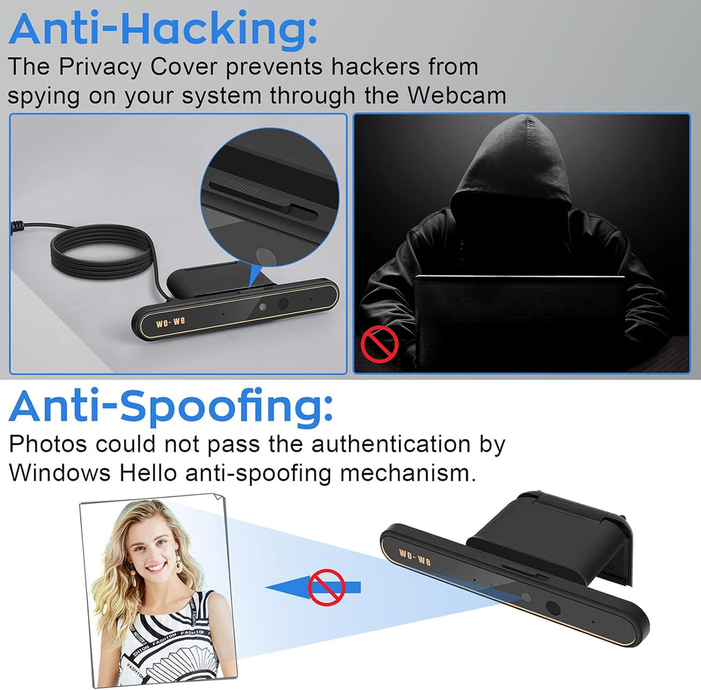 1080P IR Webcam with Dual Microphones, Pack of 2 Q90225
