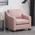 Light Blush Polyester Armchair L72146