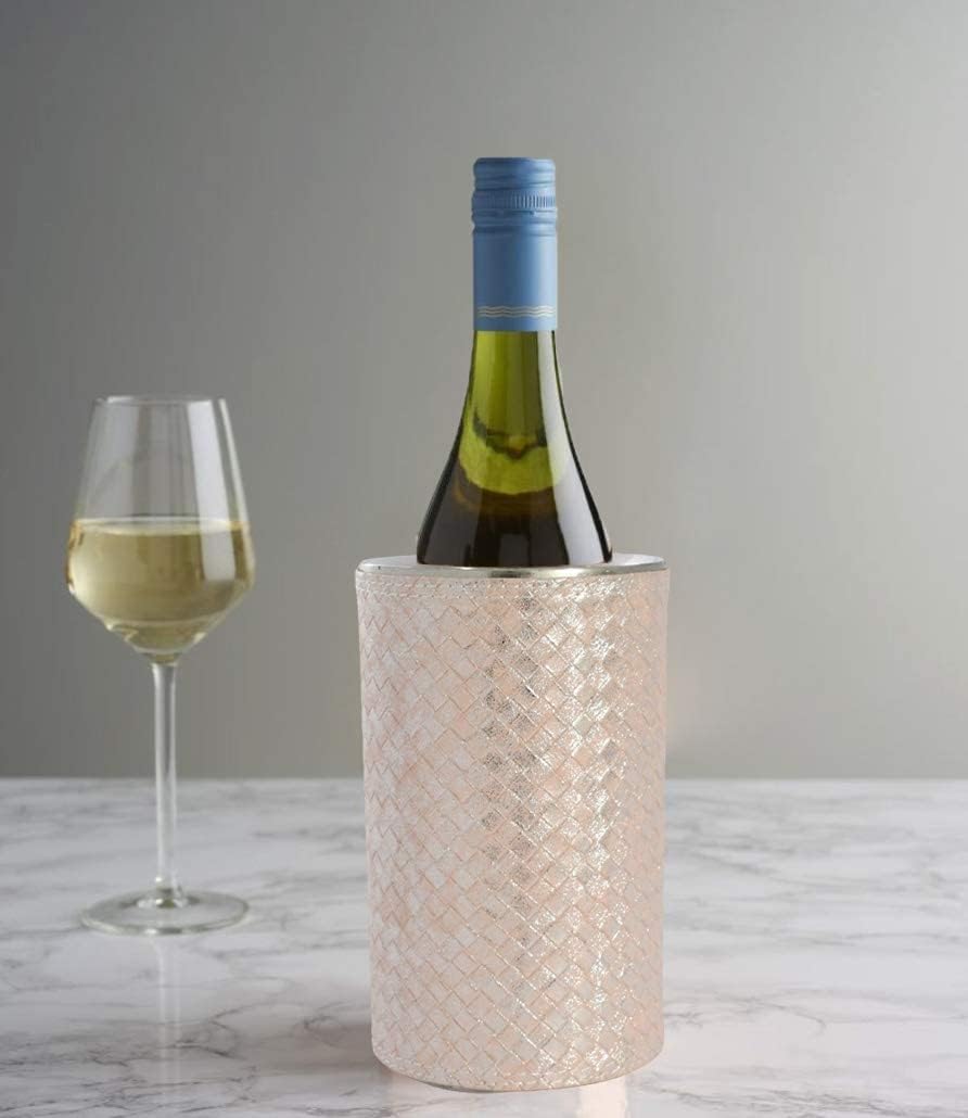 Wine Chiller Bucket, Double Wall Stainless Steel, 1.6 Qt Z746852
