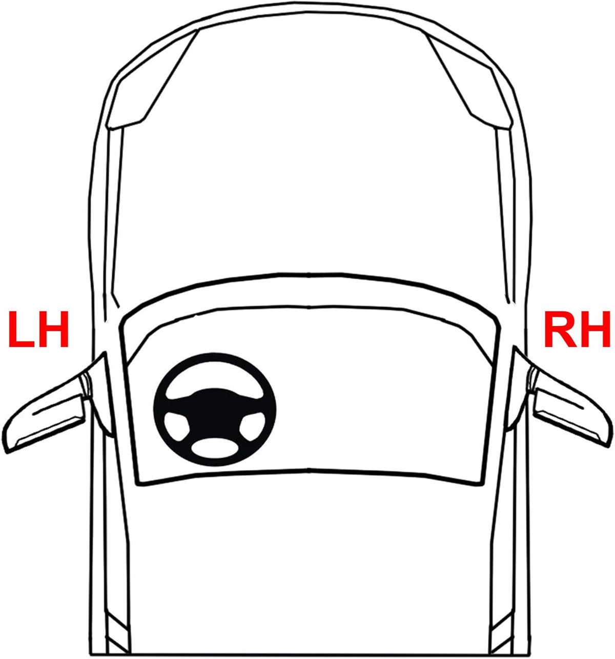 LH Halogen Headlight Assembly T824660