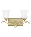 2 Light Silver Leaf Bath E341947