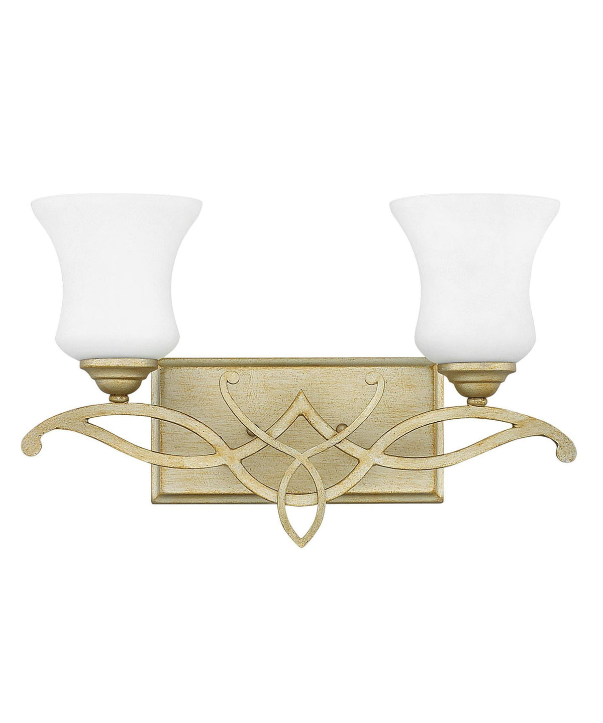2 Light Silver Leaf Bath E341947