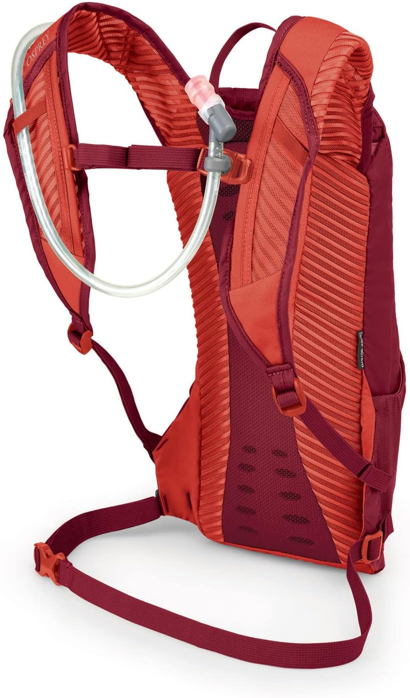 7L Women's Biking Backpack with Hydraulics Reservoir, Claret Red A865