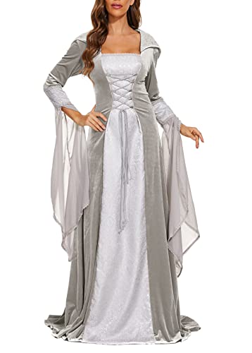 Medieval Victorian Velvet Gothic Dress F131