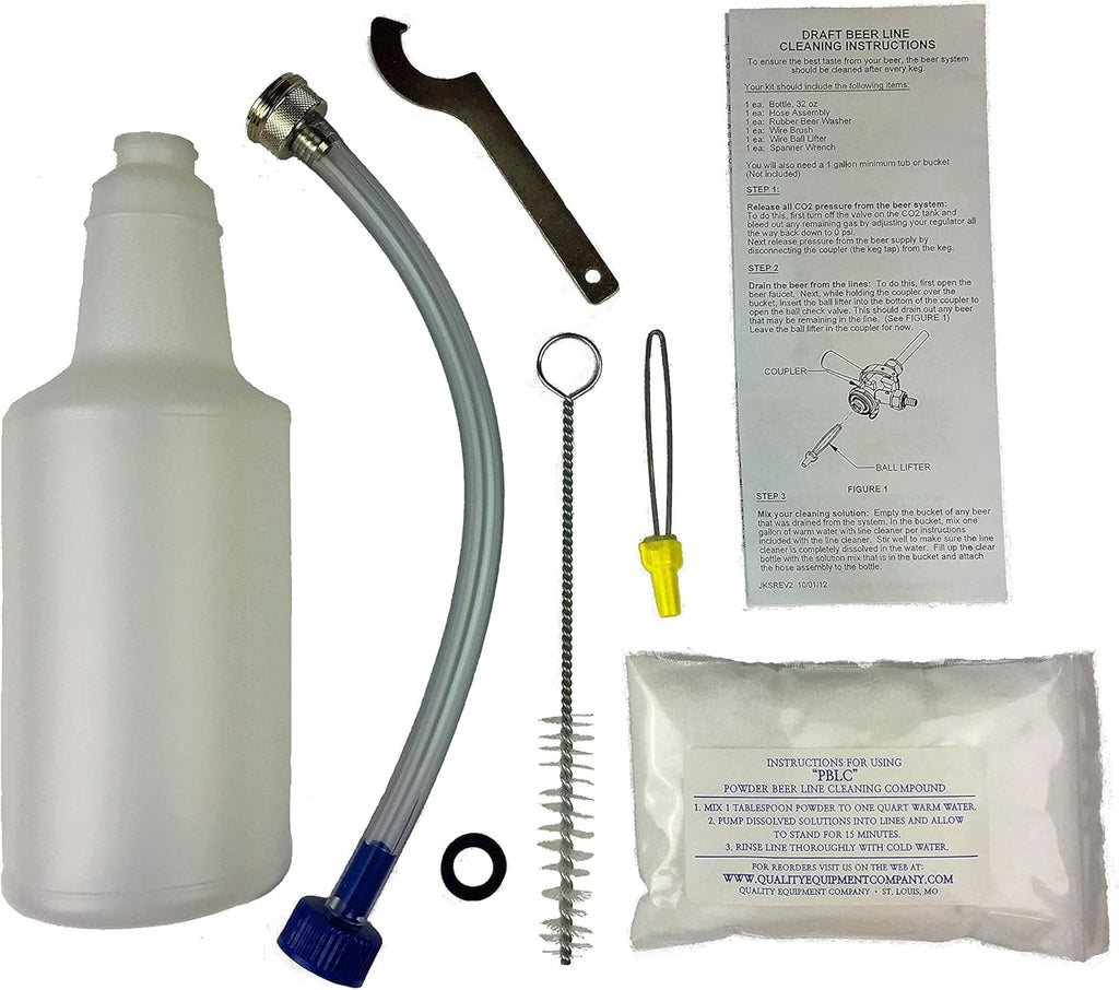 Beer Line Cleaning Kit with Powder Cleaning Compound Pack of 2 Y3185
