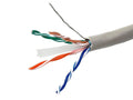 Cat.6 STP Network Cable, 500', Gray O80409