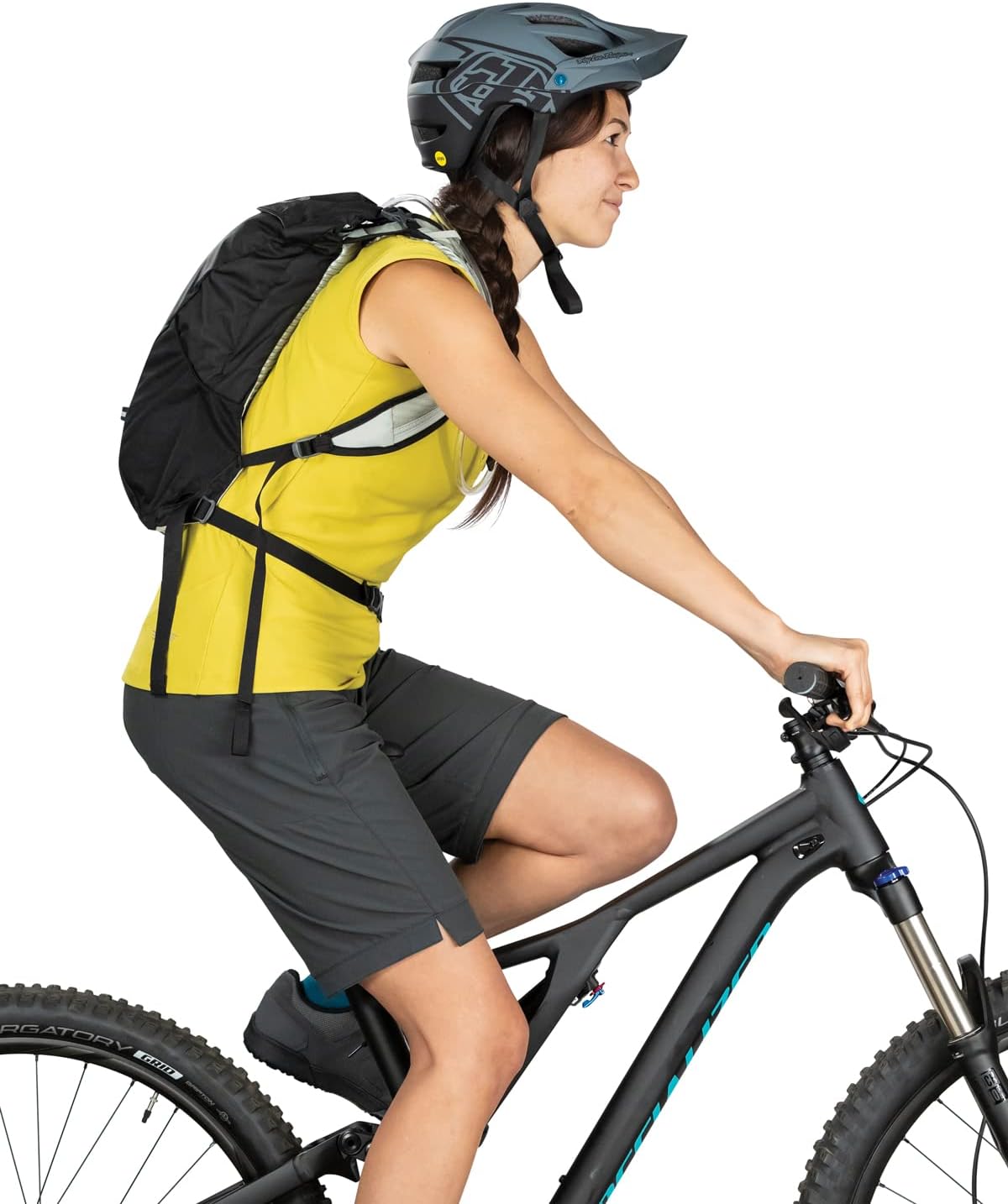 7L Women's Biking Backpack with Hydraulics Reservoir, Claret Red A865