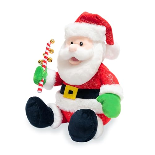 11" Singing Santa Claus Christmas Plush Toy P152