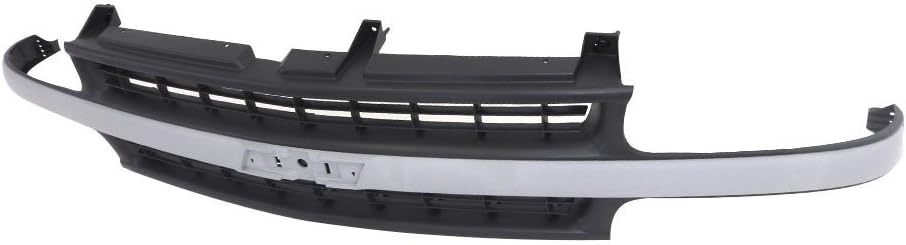 Silver Grille Grill for 1999-2002 Silverado 1500 Pickup Truck B127600
