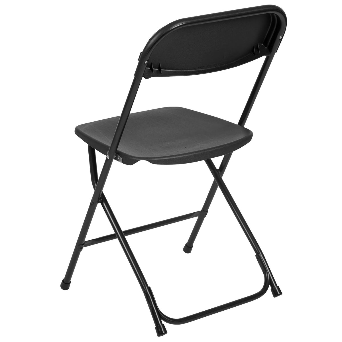 Black Plastic Folding Chair 6 Pack I7013