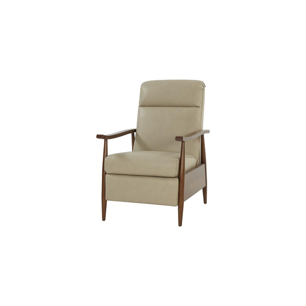 Cream Push Thru The Arms Recliner A48464