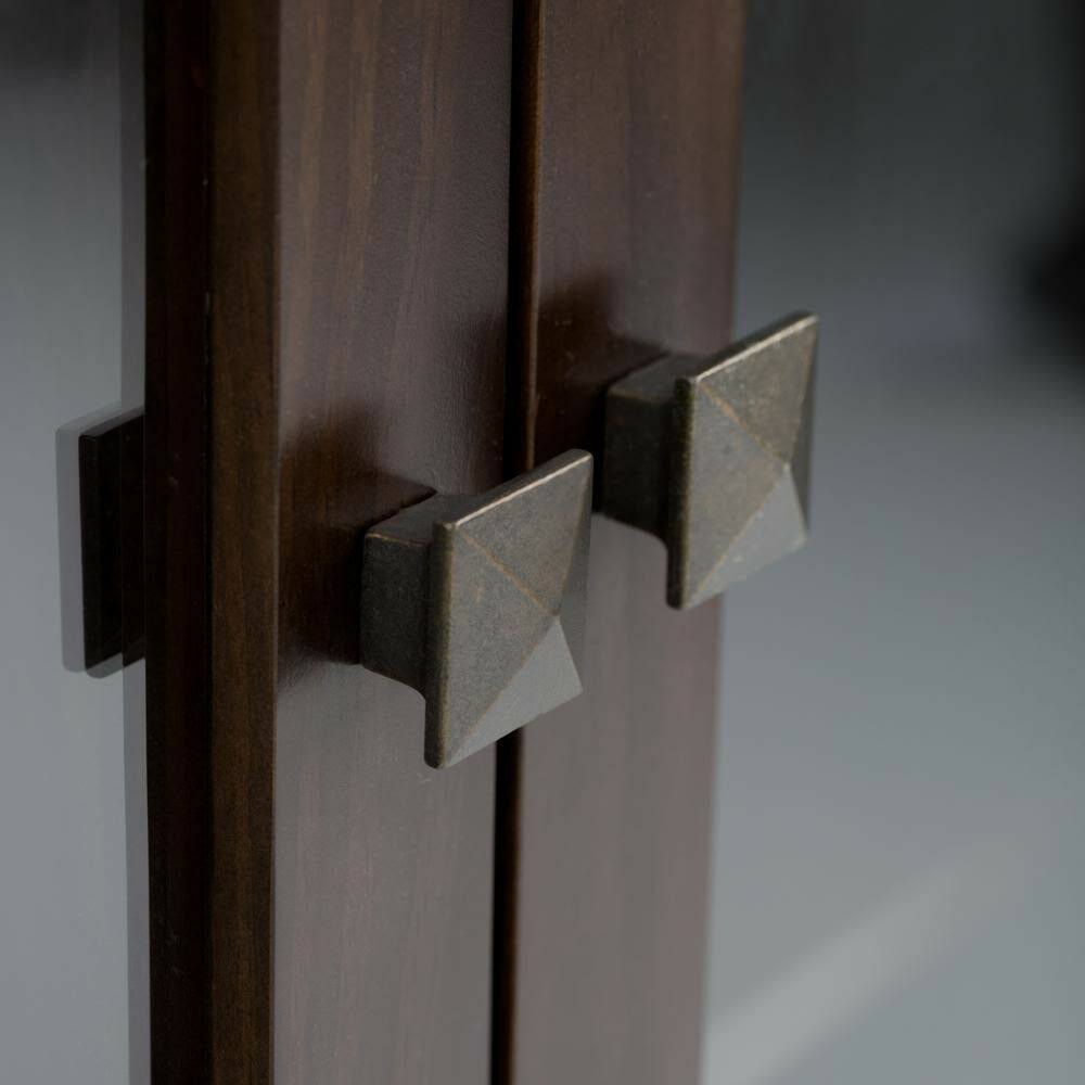 Coffee Brown Low Storage Cabinet J16672