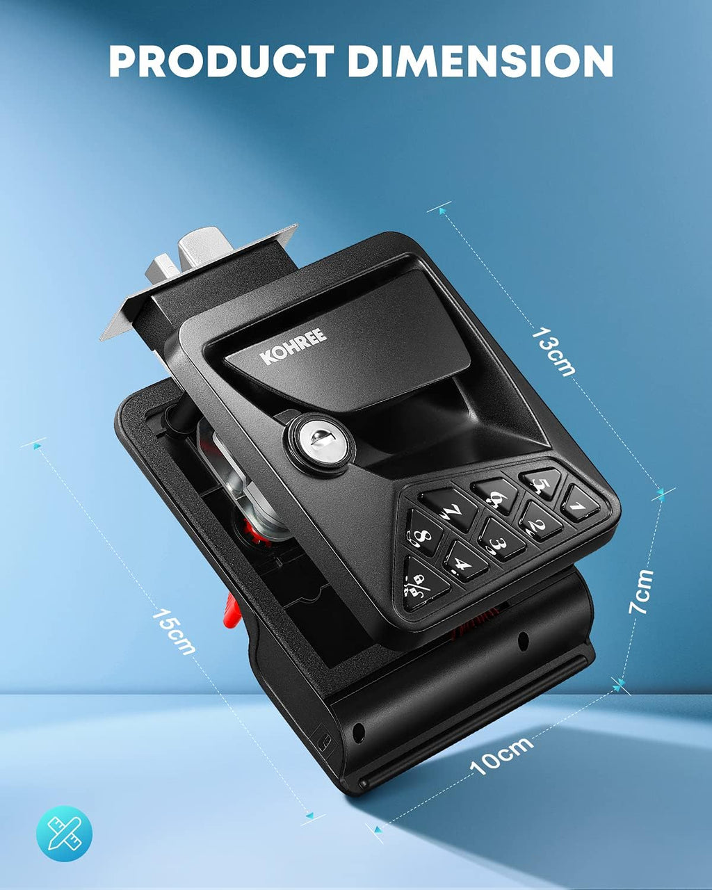 Keyless Entry RV Door Lock with Keypad Deadbolt G968158