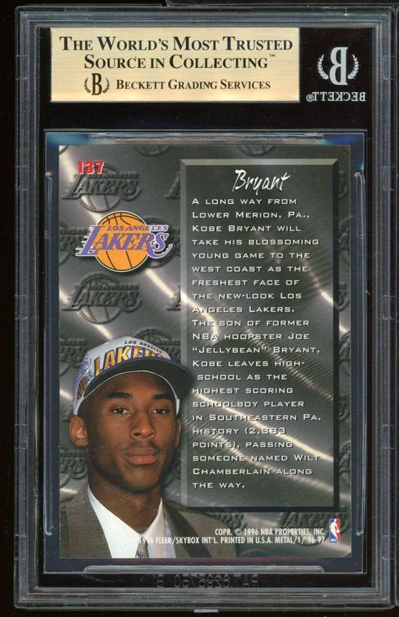 1996-97 Metal #137 BGS 9.5 Rookie Card W580