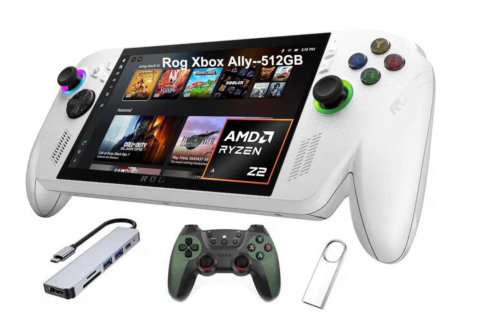 7" FHD 120Hz IPS LED Touch Screen Gaming Handheld Console with 512GB SSD K889