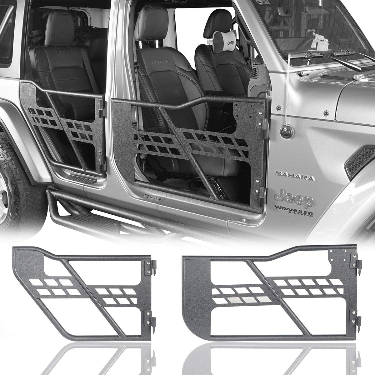 Steel Tube Summer Doors Front & Rear Kit for Jeep JL Wrangler & Gladiator JT 4-Door Z5457