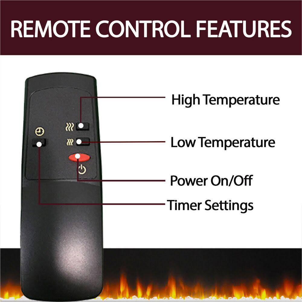 47 in. Electric Fireplace with Entertainment Stand in Cherry L5317