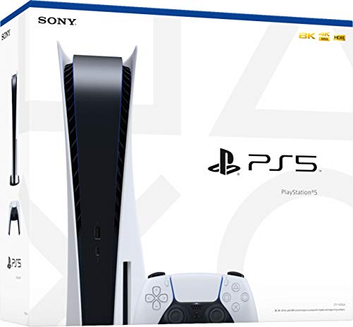 Playstation 5 Disc Version Console - Additional Controller, 825GB SSD (Renewed) P3572
