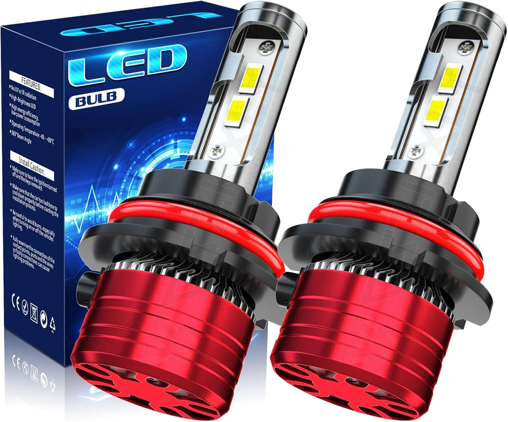 9007 HB5 LED Headlight Bulb Conversion Kit, Dual Beam, 6500K Cool White, 2-Pack G46563
