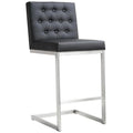 Black Steel Counter Stool Set of 2 R3224