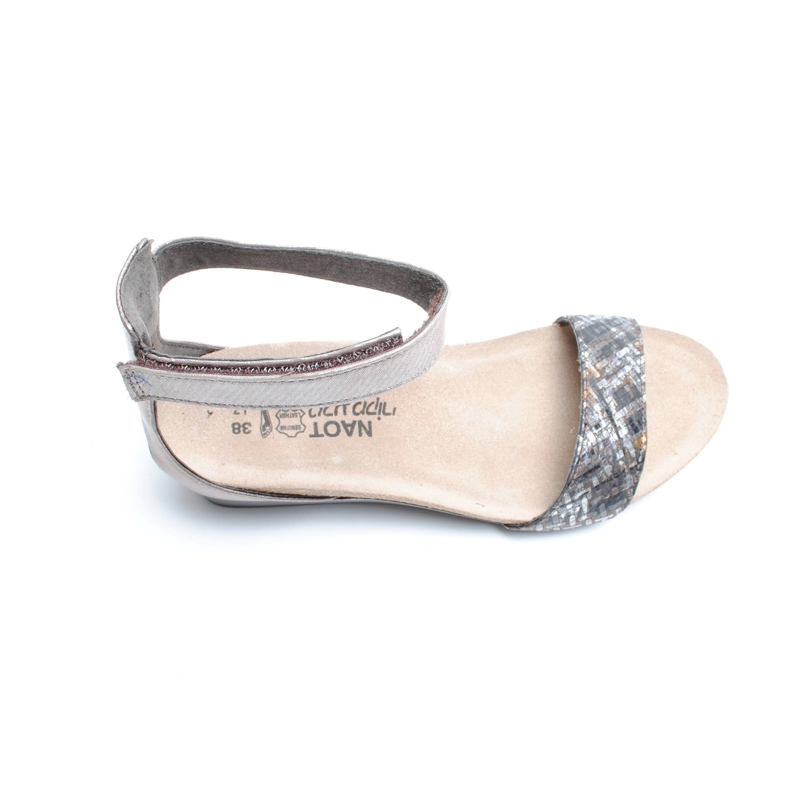 Beige Lizard Sandals I77051