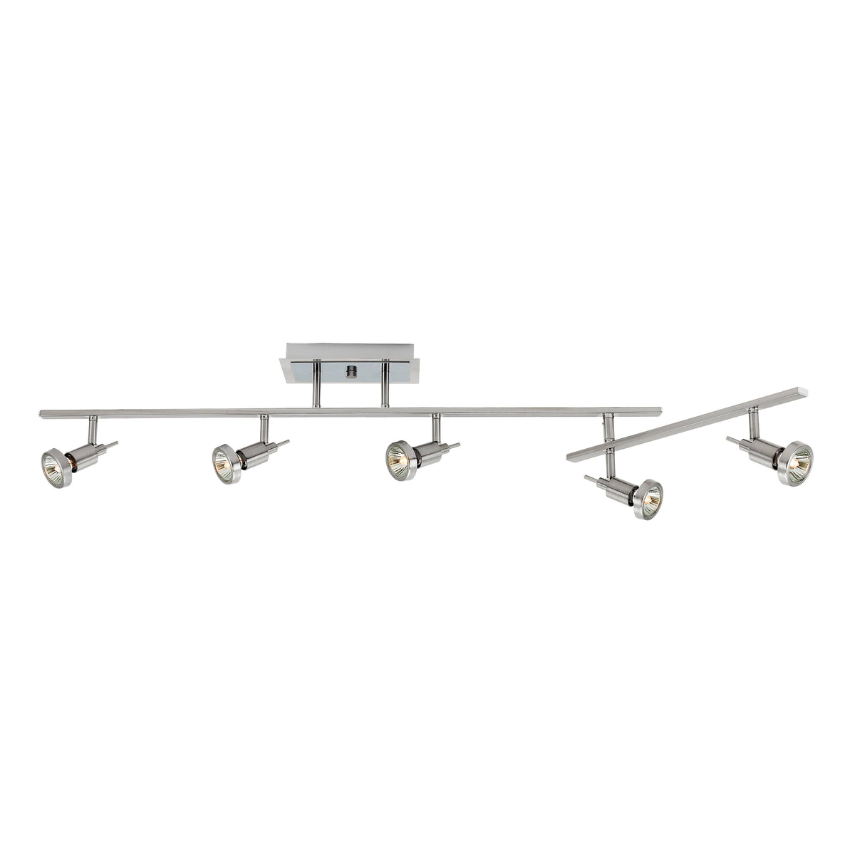 Brushed Steel Flush Mount Light Y17400