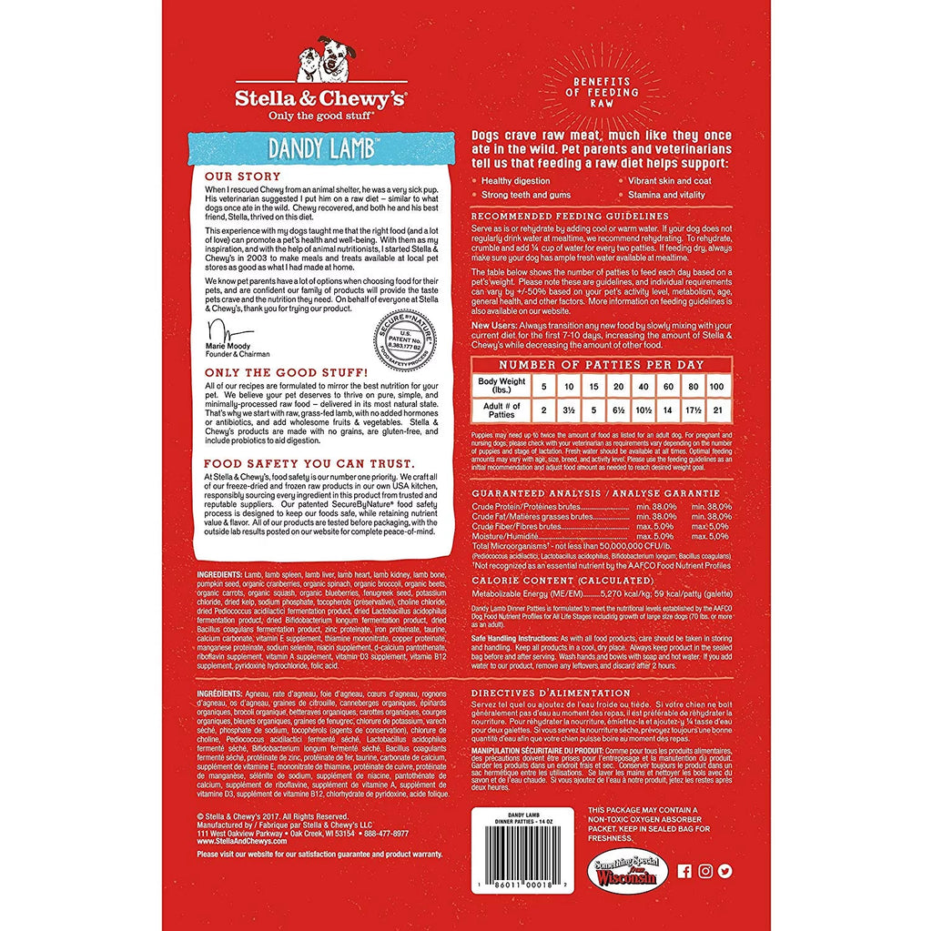 Grain-Free Freeze-Dried Raw Dry Dog Food, 15 oz. P577502