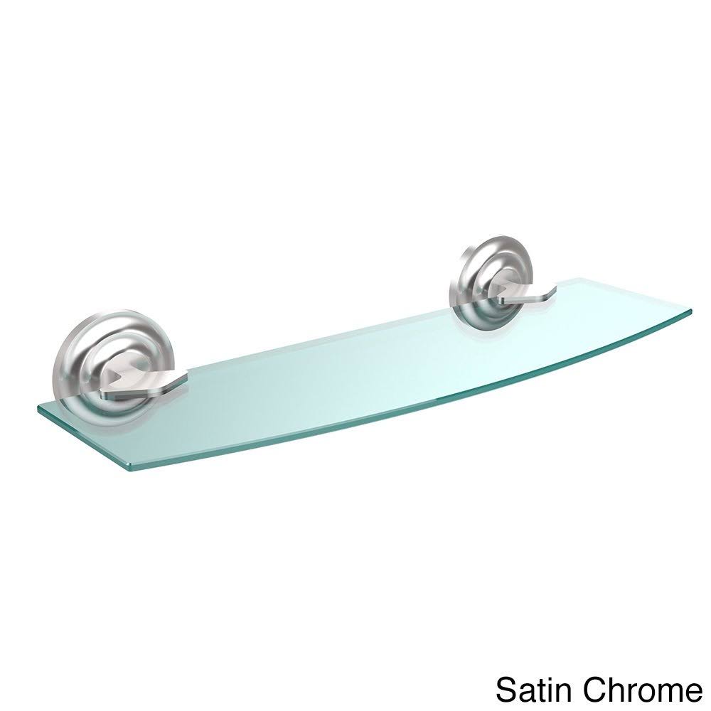 18x22 Glass Shelf Satin Brass J6890